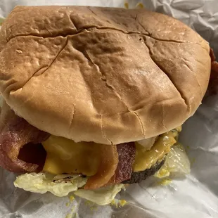 Bacon cheeseburger