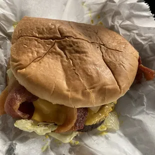 Bacon cheeseburger