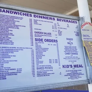 Drive In Menu