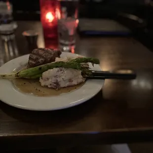 a plate of food