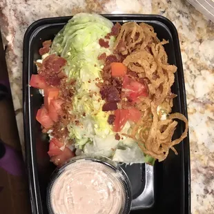 Wedge salad- delicious.