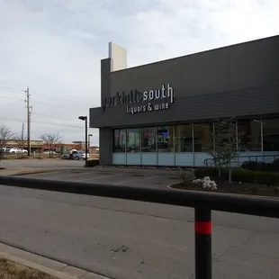 the front of the store