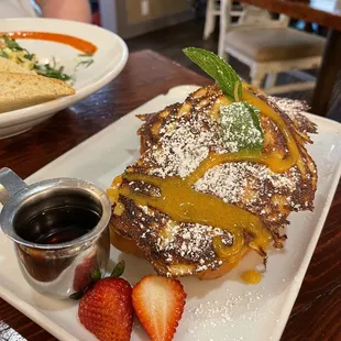 Challah Bread Stuffed French Toast