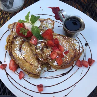 Challah Bread Stuffed French Toast