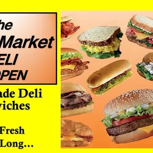 Homemade Deli Sandwiches