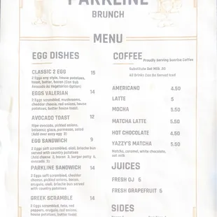 Menus
