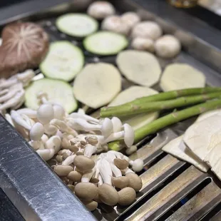 Mushroom and vegetable