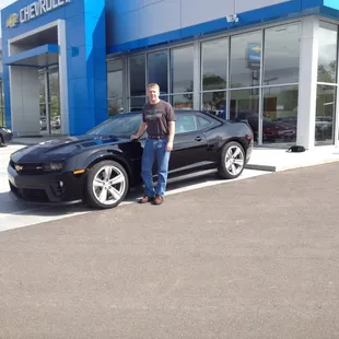 Happy customer with his new ZL1 Camaro