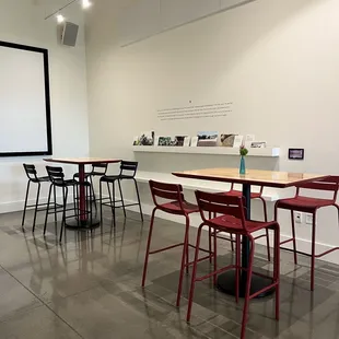Plenty of tables in the back too!