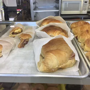 Croissant sandwiches