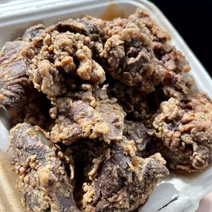 Fried livers