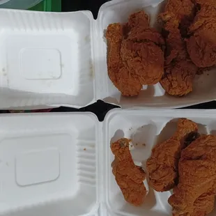 9 pieces of. Drumsticks, $13 (tax included).