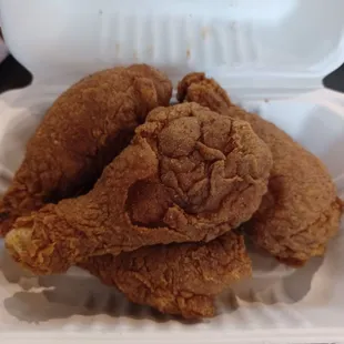 Fried drumsticks. I brought 10 pieces for $22.