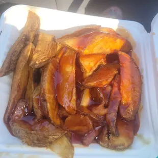 My Jojos Maryland Western Fries.... Always large they so good smothered with Mambo under $7