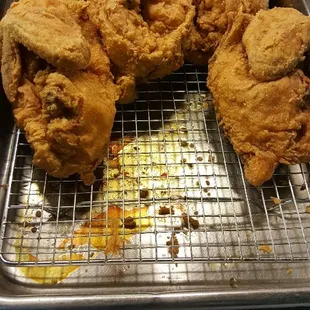 chicken wings and fried chicken
