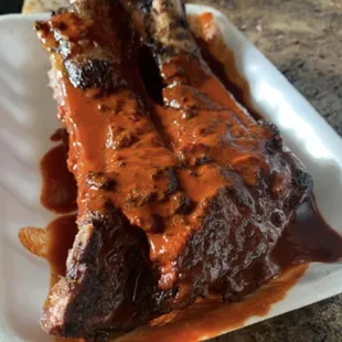 bbq ribs, ribs, food