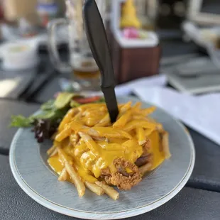 Hoosier Horseshoe - tenderloin and fries