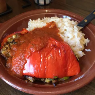 Roasted Stuffed Bell Pepper