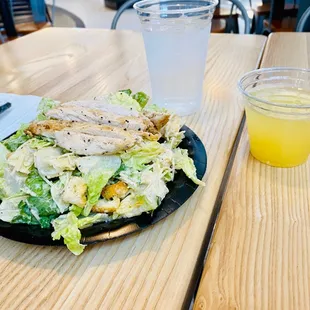 Chicken Ceasar Salad + Mimosa
