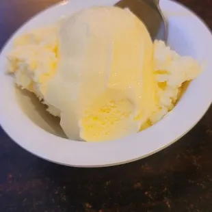 Finish off nice meal with complimentary scoop of vanilla ice cream  2-28-2025