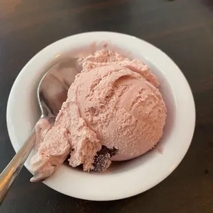 Every dinner comes with a scoop of ice cream