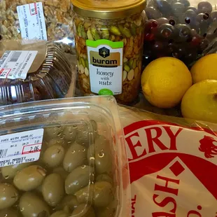 Wonderful things to be found in this store. They have so much feta! Mmmm feta! I have a ton of snacks for my long weekend!