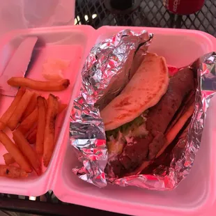 Gyros and Fries