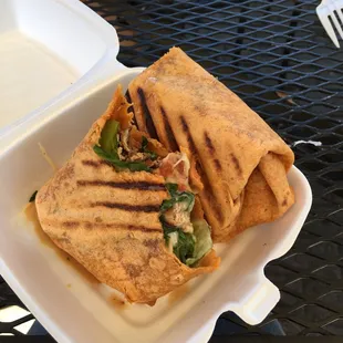 Chicken bacon ranch wrap