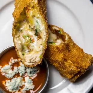 Buffalo Chicken Egg Roll