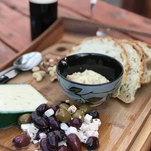 The finished spread!