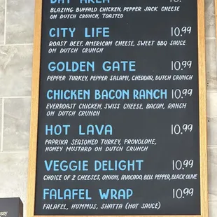 Their menus sounds exciting and worth eating.