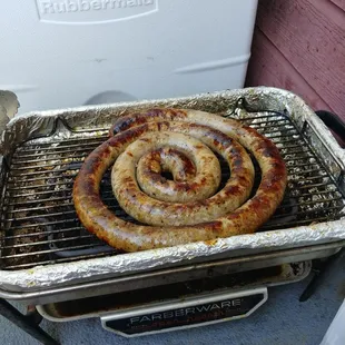 ny style sausage is always my go too. I get the whole roll perfect for bbq's