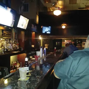 Not the best picture but the first  great poboys cheese frys the best