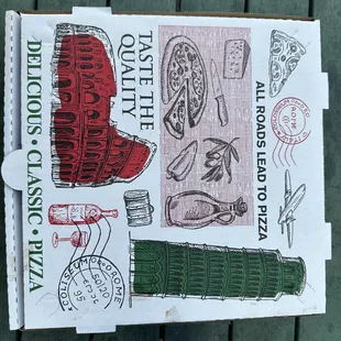 Always served in this box