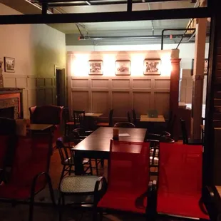 Seating - not the bar