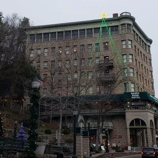 the front of the hotel