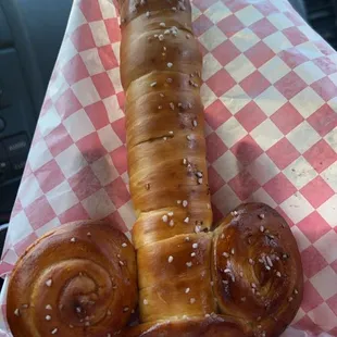 Nathan 1/4 LB Pretzel Hot Dog