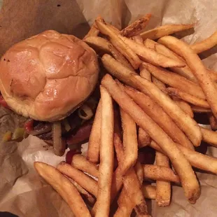 Green Chili Burger