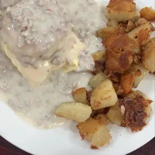 Southern style biscuits sandwich
