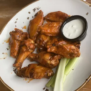 Honey Buffalo wings - salty