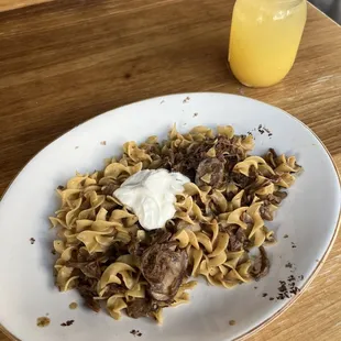 Short Rib Stroganoff