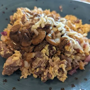 Prime Rib scramble bowl