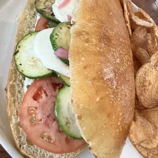 Vegetable sandwich