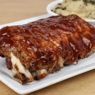 ribs, food, bbq ribs