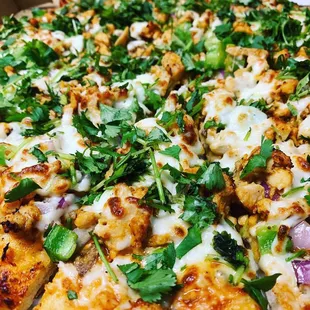 Butter Chicken Pizza!