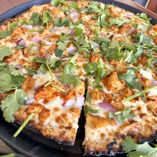 Lemon Pepper Chicken Pizzas
