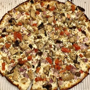 Garlic Chicken Pizza