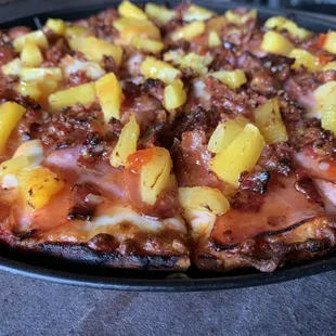 Hawaiian on Cauliflower Crust.