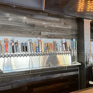 Assorted Beers On Tap