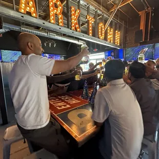 Us in the restaurant